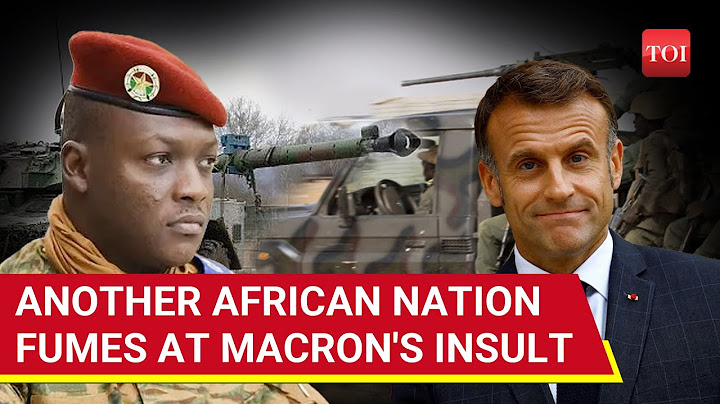 Macron Under Fire For 'Insulting' Africa: Burkina Faso Junta Leader 'Exposes' French Troops | Watch