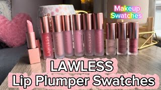 Lawless Lip Gloss Forget The Filler Lip Plumping Gloss Swatches
