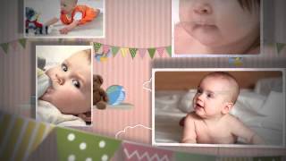 Baby Birth Announcement - Video Photo Album (Girl)