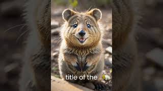 Meet the Quokka: The Smiling Ambassador of Wildlife Diversity #shorts