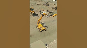 JCB Telehandler Height Experiment #telehandler #jcbmachine #jcbvideo #shortvideo #shorts