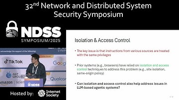 NDSS 2025 - IsolateGPT: An Execution Isolation Architecture for LLM-Based Agentic Systems