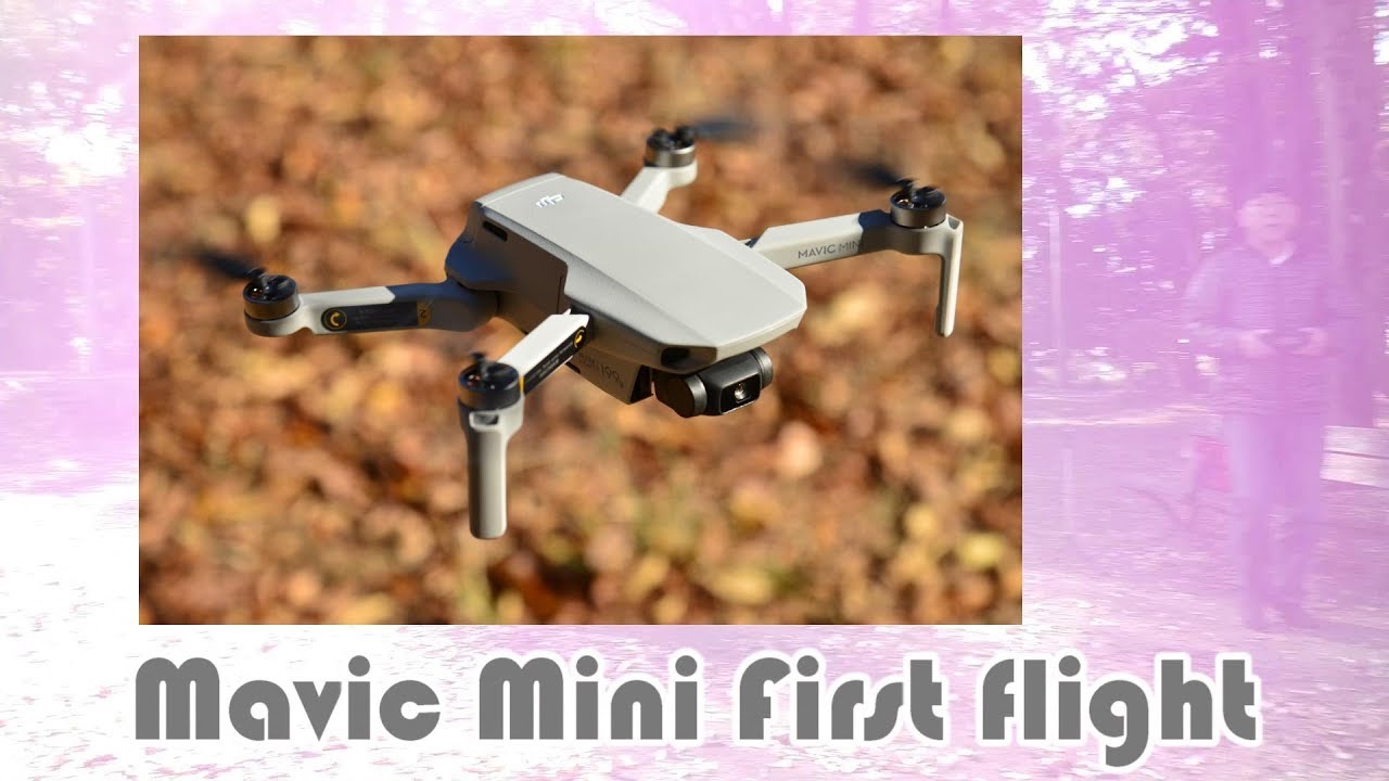 DJI Mavic Mini first flight 初飛行 - YouTube