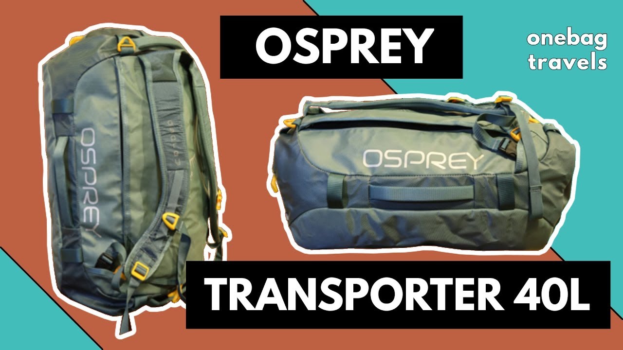 Osprey Transporter 40 Duffel Bag Review - YouTube