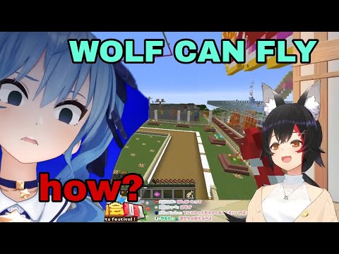 Okami Mio Destroyed People Who Doubt Her | Minecraft [Hololive/Eng Sub]