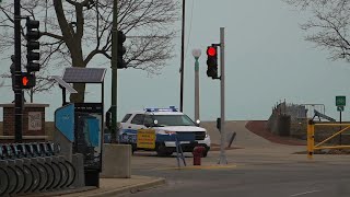 Chicago police block lakefront amid virus spread