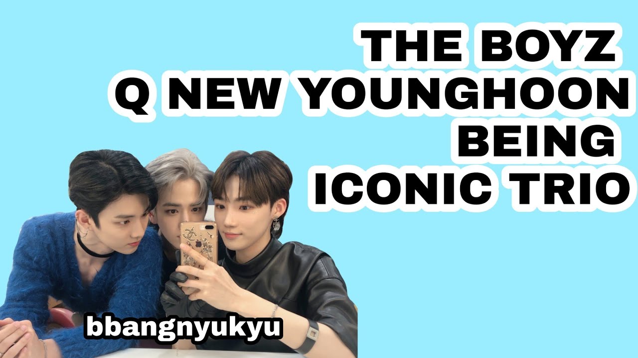 Q New Younghoon (bbangkyunyu) Being Iconic Trio