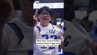 Mavs fans react to Dallas taking Cooper Flagg with the No. 1 overall pick in the 2025 NBA Draft