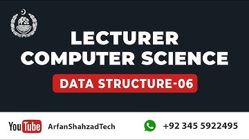 PPSC Lecturer CS-6| Data Structure-6| Red-Black Tree| by Arfan Shahzad
