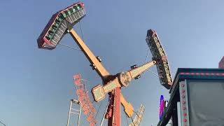 Would you ride this ride? (Part 2) (Carnival at the mall) #carnivalrides #shorts