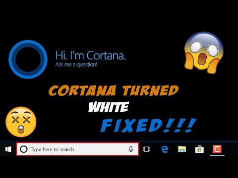 How to fix cortana search box turned white hqdefault
