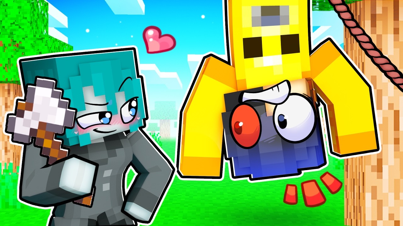 A DATE with a PILLAGER GIRL in Minecraft!