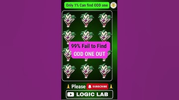 Impossible Odd One Out Puzzle | Can You Beat the 1%? #shorts #shortspuzzle #oddoneout  #viral