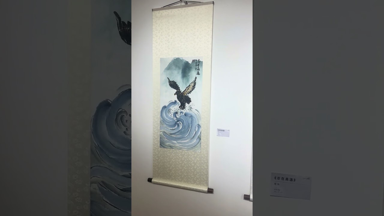 與兒子一起看畫展 縮圖