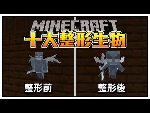 Minecraft生物也流行整形??! 隆鼻 隆乳 換瞳孔!!! 打掉重練也大有人在!!!!!