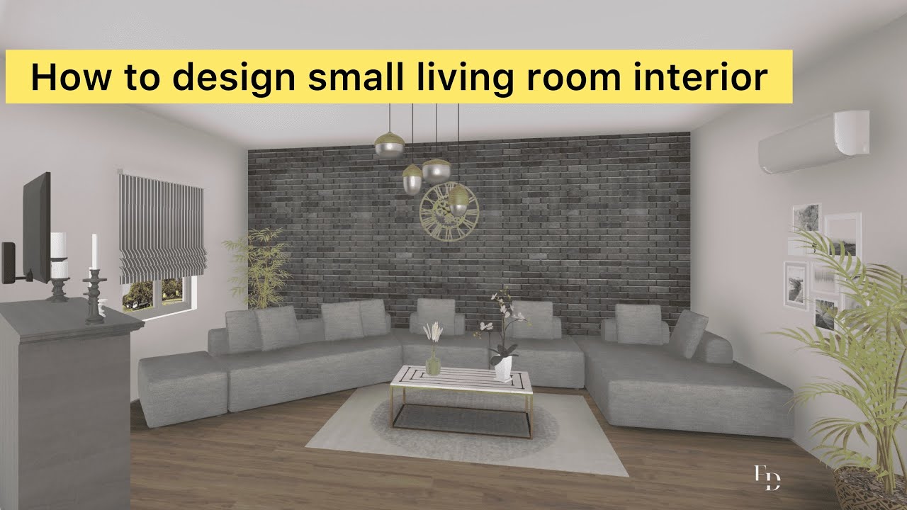 Living room design How to design small living room YouTube
