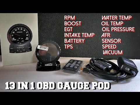 ジャッカル様 美品 OBD2ゲージCAMMUS製 ／多機能ゲージ