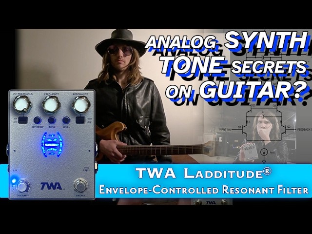 The secret to saucy synth tones on guitar is a simple analog pedal