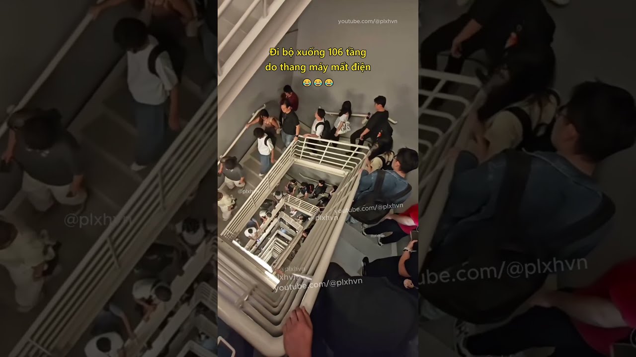 Walking down 106 floors due to a power outage in the elevator 😂 #news #worldnews #stories #readin... - youtube
