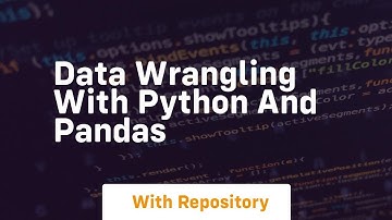 Data wrangling with python and pandas