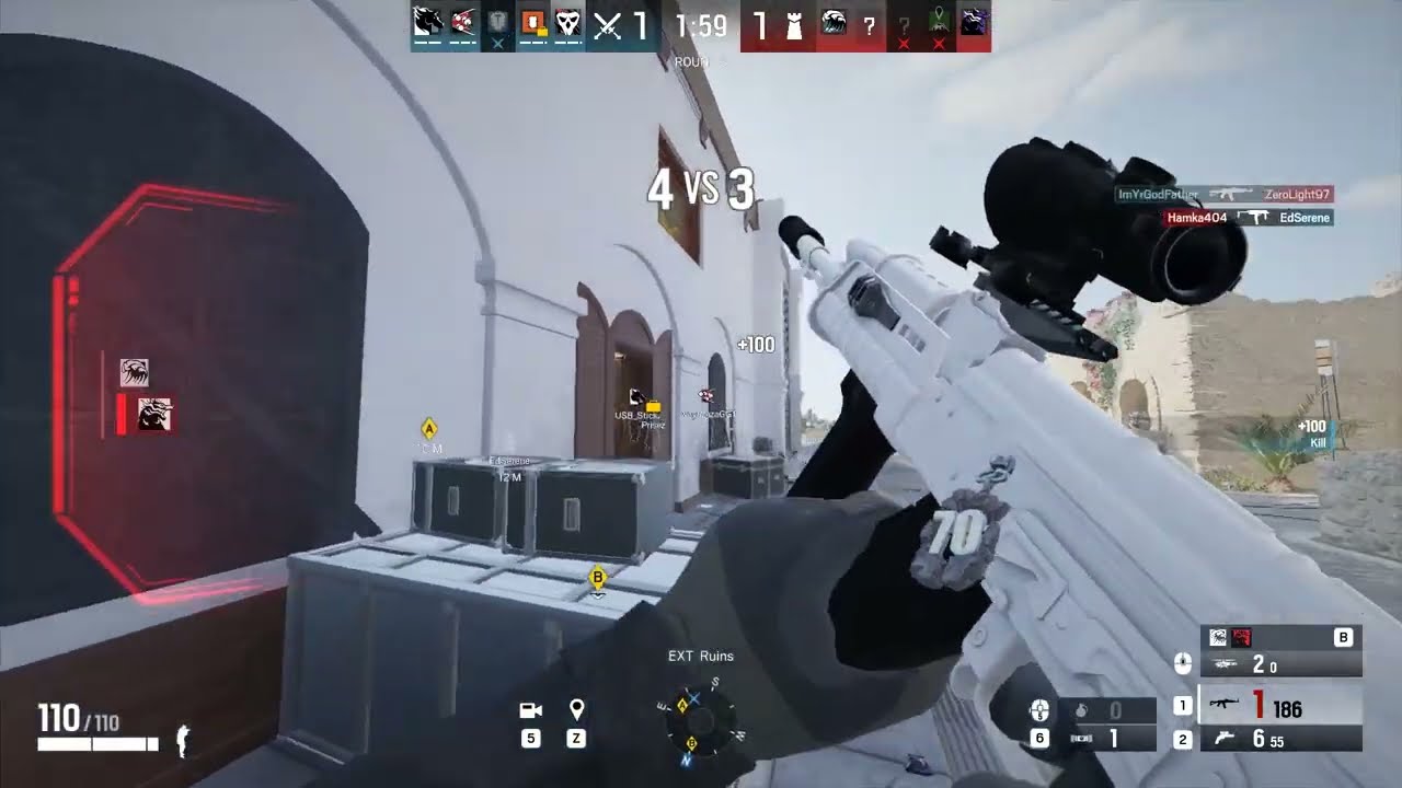 Epic Moments in R6 siege 🎯 #rainbow6siege - YouTube