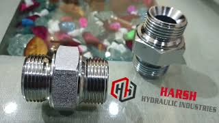 Hydraulic Hex Nipple Adopter | Hose Assembly End Fittings