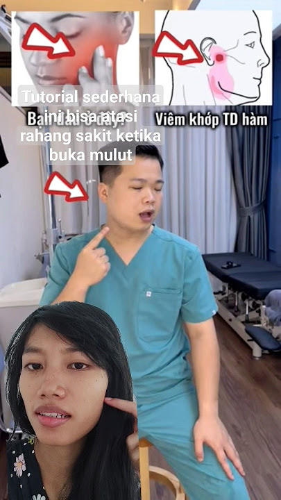 Tutorial sederhana untuk atasi rahang sakit ketika dibuat buka mulut, kamu harus tau #viral