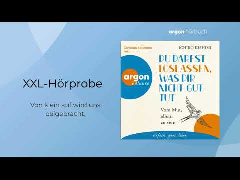 Du darfst loslassen, was dir nicht guttut YouTube Hörbuch Trailer auf Deutsch