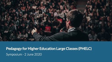 PHELC 2020:Keynote 2, Prof David J Hornsby, Moving Large Classes Online  Implications for Assessment