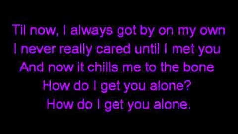 Alone Again - Alyssa Reid ft. P Reign with lyrics on screen! HQ