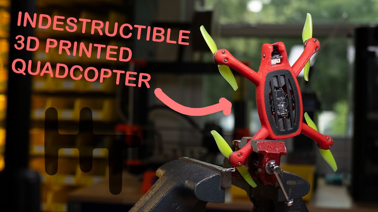 Как я спроектировал неразрушимую раму квадрокоптера
