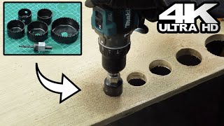 Testing Bosch Hole Saw Set 11 Pieces 2607019450 and Unboxing