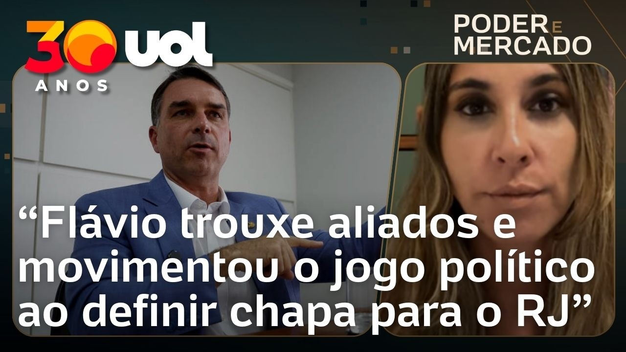 Flávio Bolsonaro nacionaliza eleição do Rio ao definir chapa para o estado | Letícia Casado
