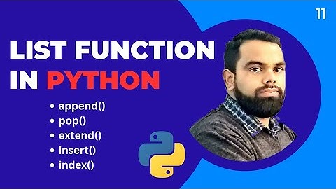 List Functions in Python | List Functions Explained in Hindi | Saral Programming #11