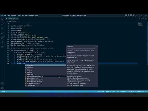 Python Turtle Recursive Hexagons: Drawing Beautiful Patterns
