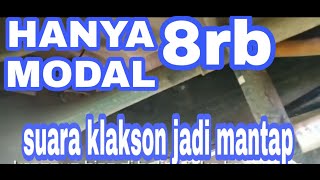 Mengubah klakson byeng menjadi hino rk8 ||ngeckho