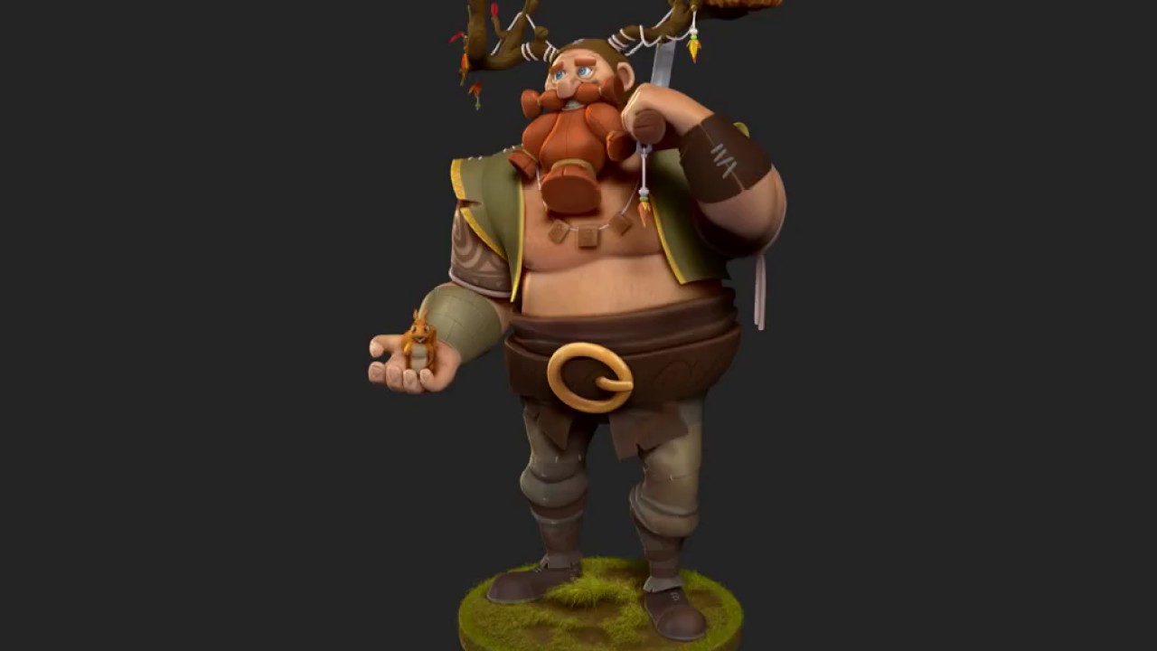 Little John 3D Model Turntable