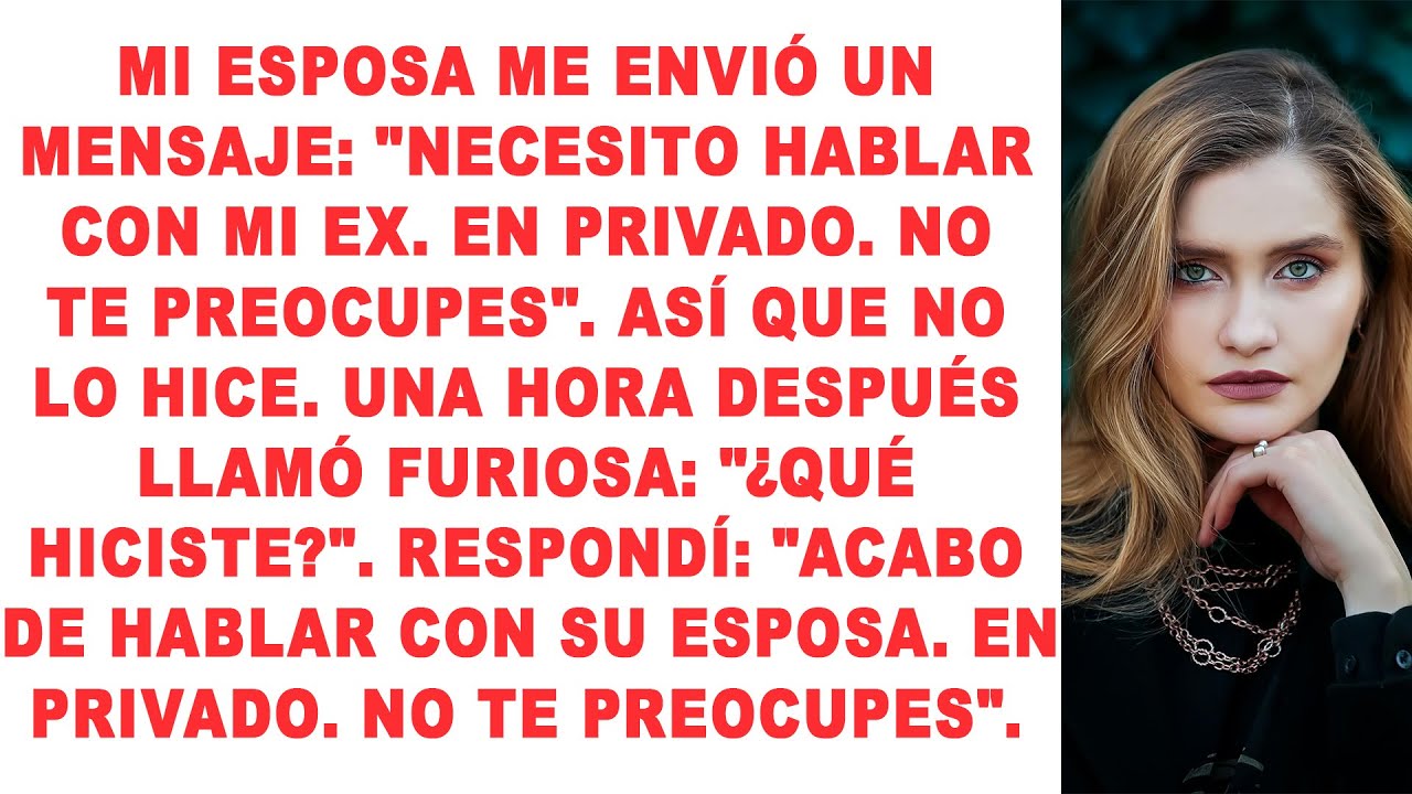 La esposa envió un mensaje de texto: 