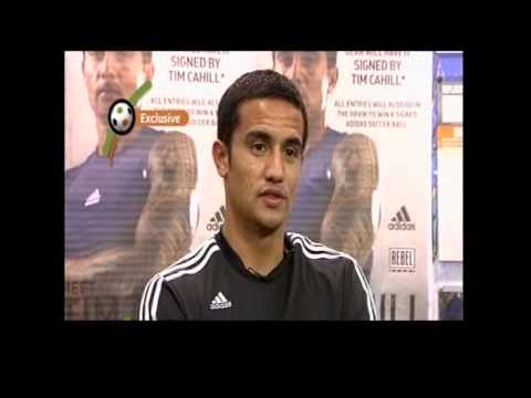 Tim Cahill interviewed by Les Murray Part 1