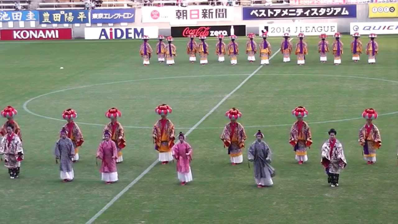 踊りクワディーサー』演舞 #四ツ竹 #サガン鳥栖 ベアスタ - YouTube