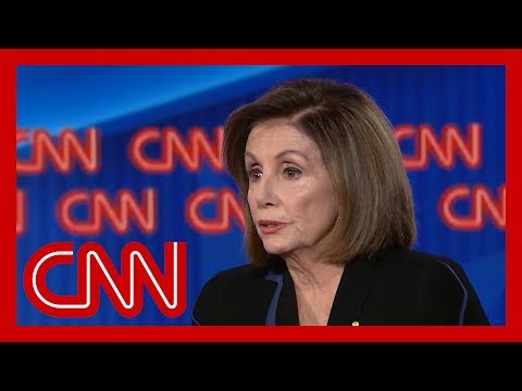 Nancy Pelosi responds to Trump calling her 'nervous'