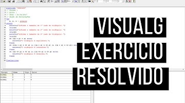 VISUALG(Exercício Resolvido)