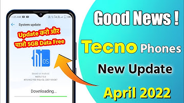 Techno Spark 7 New Update April 2022 | New Features | Update Size | Online Update | 2022