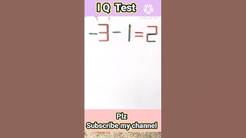 3+1=2 Balance this equation by move 1 stick | Mind game| challenges| | IQ Test| #shorts #matchstick