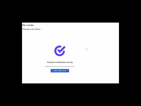 Survio - Embed a survey on your website