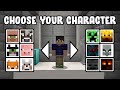 Minecraft, But You Can Choose Your Character...