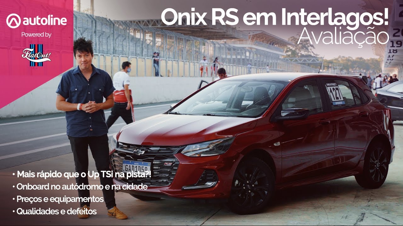 ONIX RS MAIS RÁPIDO QUE O UP TSi EM INTERLAGOS? Avaliação no autódromo e na cidade