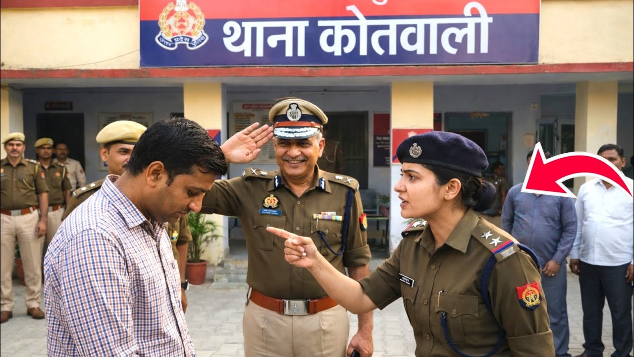 दरोगा पत्नी ने बेरोज़गार पति को  अपमानित किया 5 मिनट बाद SP आए और सैल्यूट किया पूरा थाना सन्न रह गया
