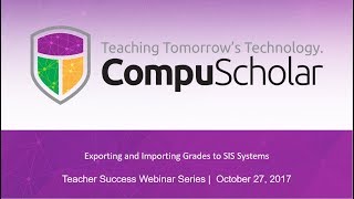 Exporting and Importing Grades to SIS Systems
