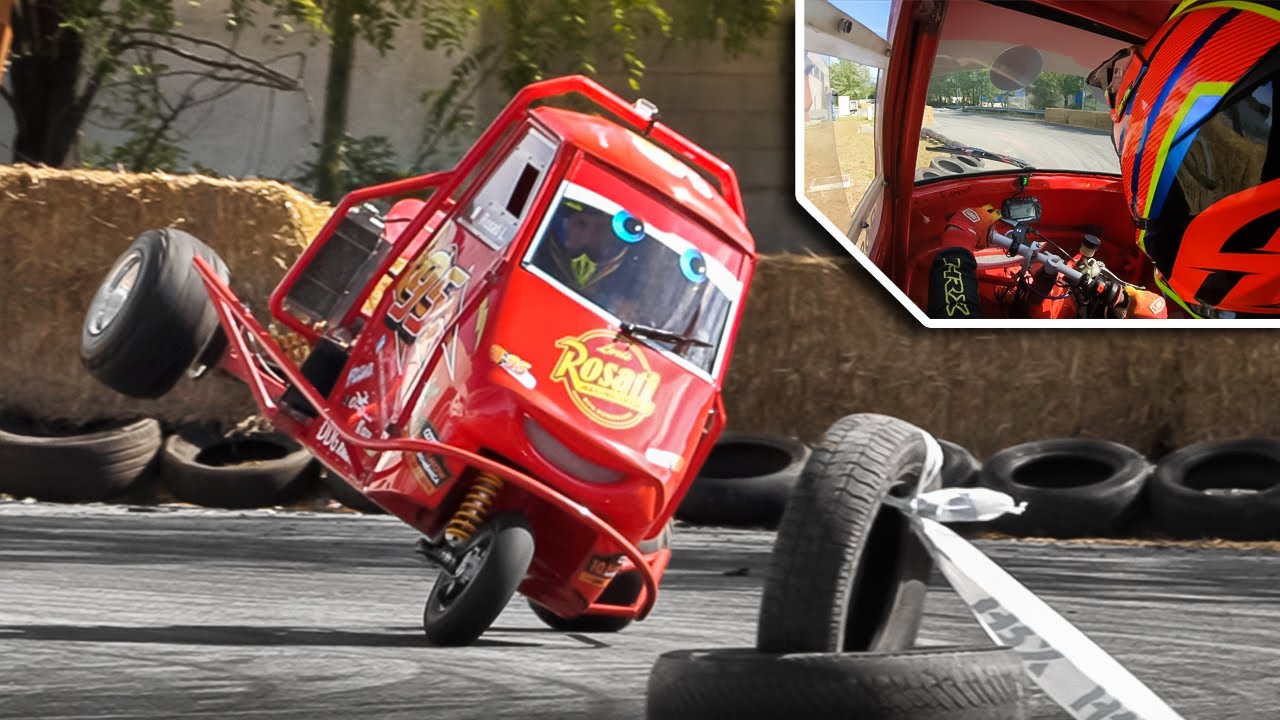 Loris Rosati' Ape Car Proto w/ Honda 600cc Engine SHOW & OnBoard at